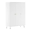 Vipack Billy Kledingkast 3 Deurs - Wit