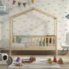 Vipack Dallas Juniorbed – 70 x 140 cm – Naturel