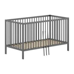 Vipack Dino Babybed - 70 x 140 cm - Antraciet