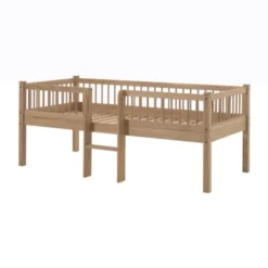 Vipack Forrest Semi - Halfhoogslaper Met Ladder 90x200 cm – Eik