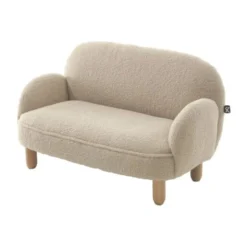 Vipack Kinderfauteuil - Rocky - Sofa Dubbel Mini - Beige