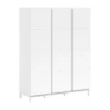Vipack Kledingkast - Eva - 3-deurs - Wit