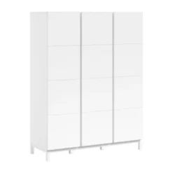 Vipack Kledingkast - Eva - 3-deurs - Wit