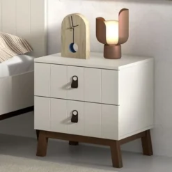 Vipack Nachtkastje - Sezane - Clay/Walnut