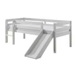 Vipack Pino Halfhoogslaper Met Glijbaan Wit