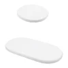 Waldin Hoeslakenset Ovaal - 7-in-1 Ledikant - Wit
