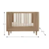 We Are Bitte Baby Bed - Oak - Nature