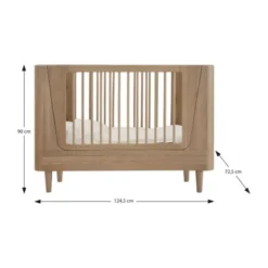 We Are Bitte Baby Bed - Oak - Nature