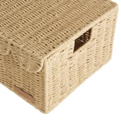 Witlof For Kids Mandje Met Deksel - Geweven