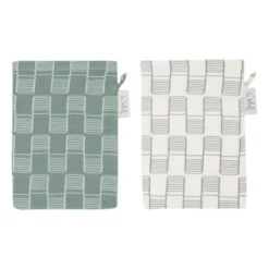 Witlof For Kids Sticky Stripes Washandjes - 2 Stuks