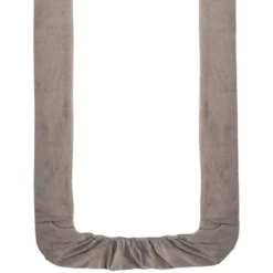 Witlof for kids Velvet Rib Tuck-Inn wiegdeken - 40 x 80 cm - Warm Grey