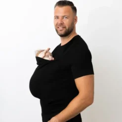 Womboo Buidelshirt - Man - Maat XXL - Zwart
