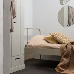 Woood Mata Bed - 90 x 200 cm - Zand