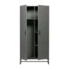 Woood Morris Kast 2-Deurs Grenen Leem